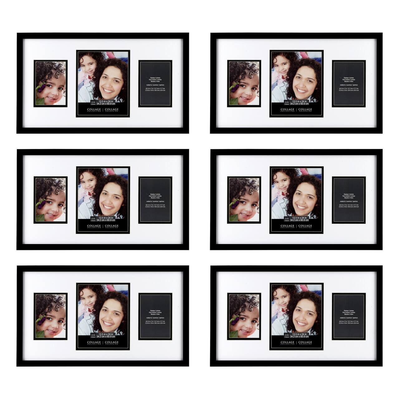 6 Pack: 3-Opening Collage Frame By Studio Décor®